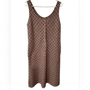 Checkered Midi Dress